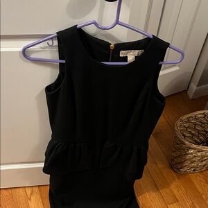 MICHAEL Michael Kors Black Peplum Dress - size 0